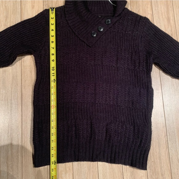 Nicole Miller Button Shawl Knit Sweater - Picture 7 of 10